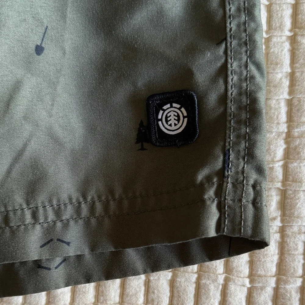 Element Forest Green Swim Board Shorts